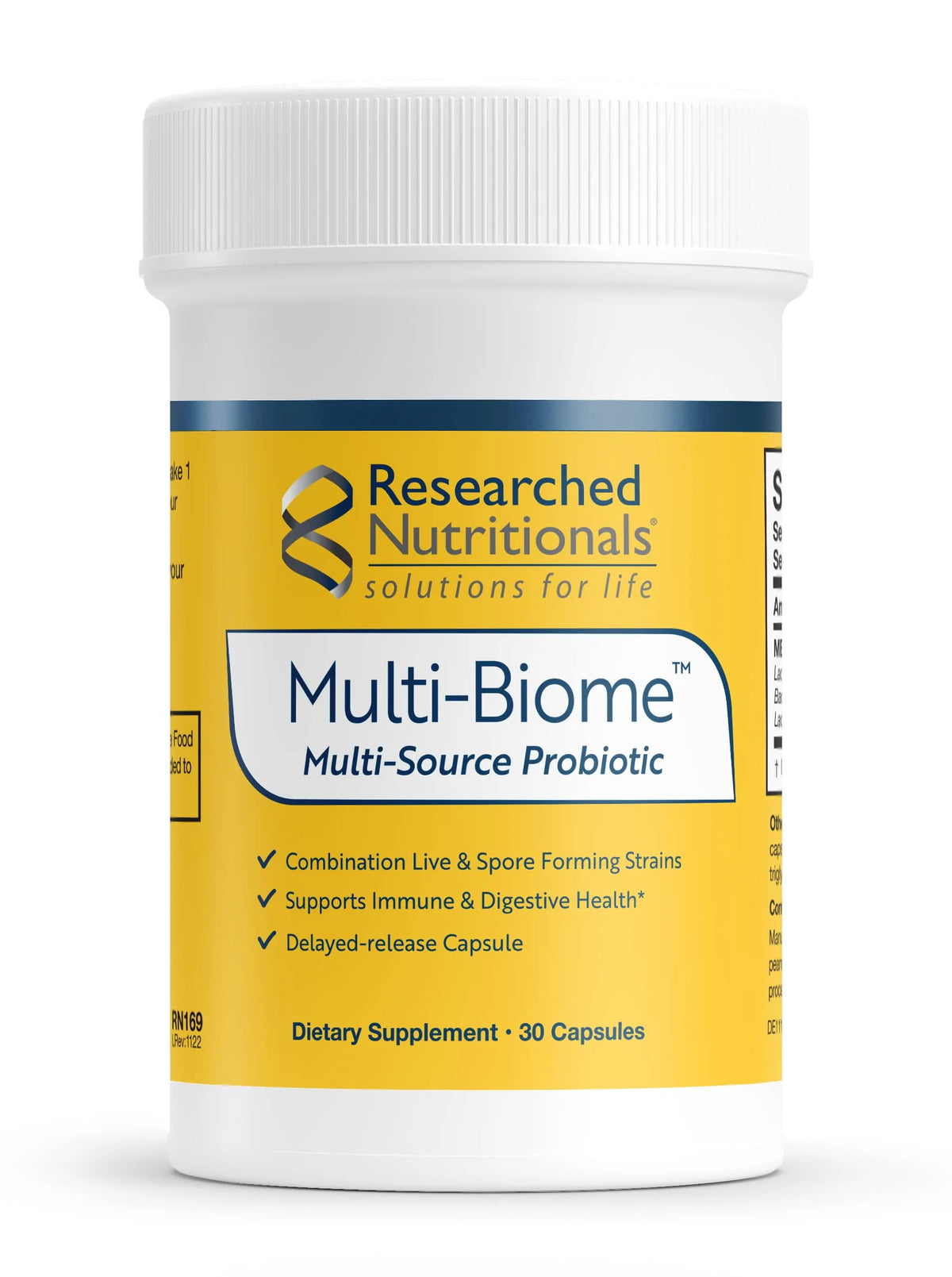 Soil-Based Probiotic with Lactobacillus Strains 30 Capsules J958