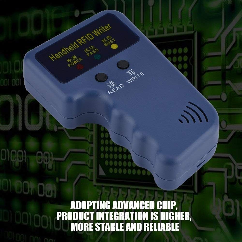 125KHz RFID Card Copier Reader Writer Duplicator with 6 Tags and 6 Cards C120