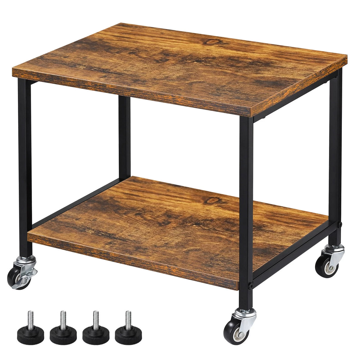 2-Tier Mobile Printer Stand with Wheels B44441