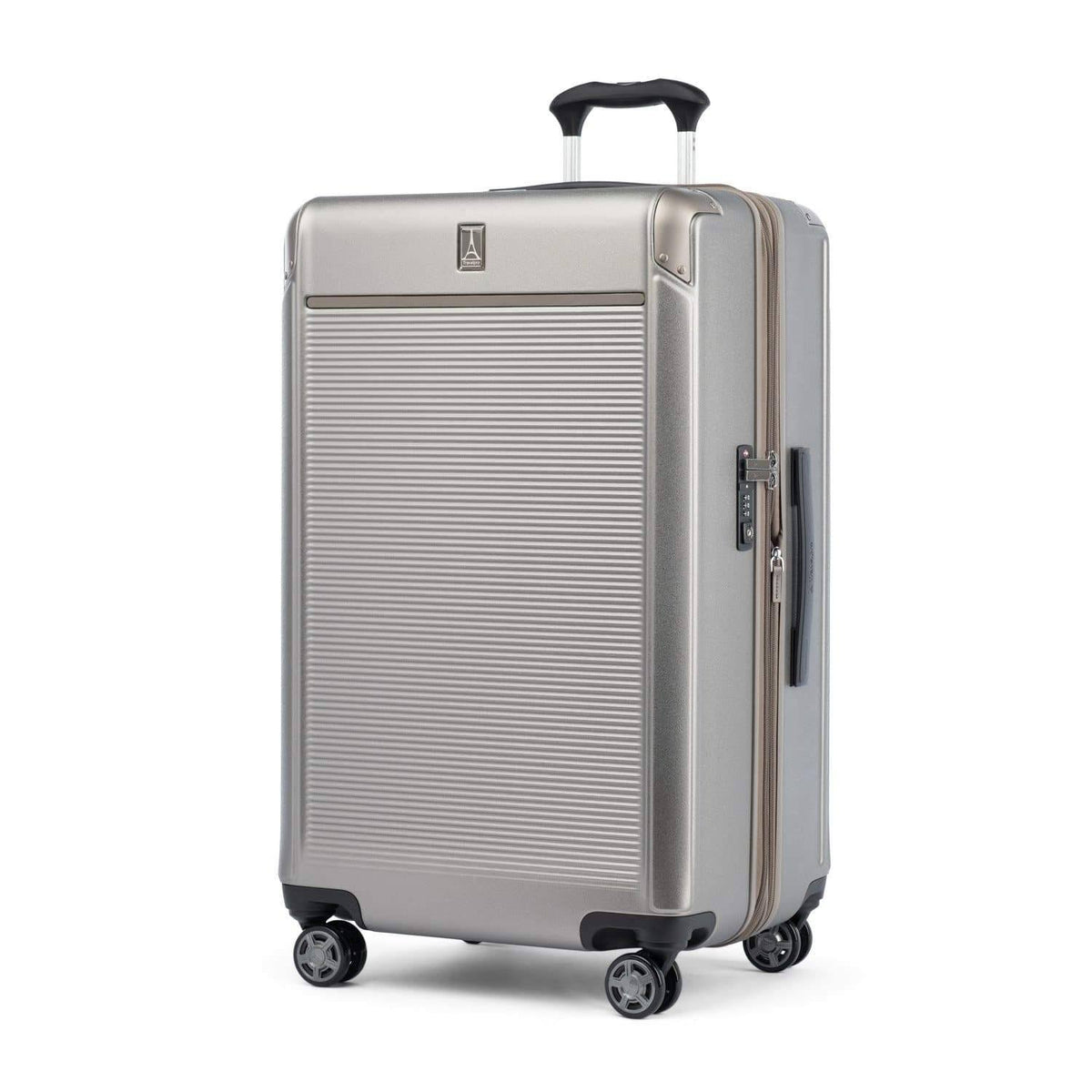 Metallic Sand Large Check-In Expandable Hardside Spinner Q735893
