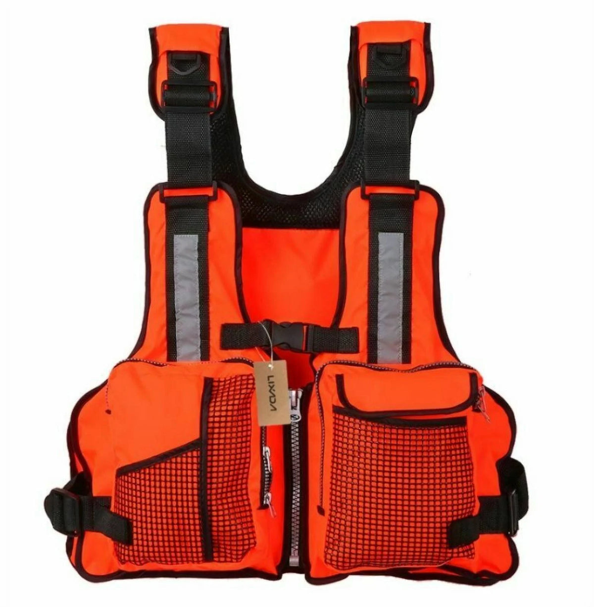 Adult Adjustable Life Jacket Vest with Pockets P312639