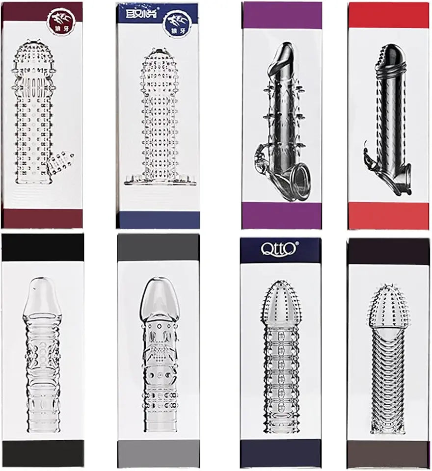 Men Crystal Delay Sleeve 8-Piece Set X652559
