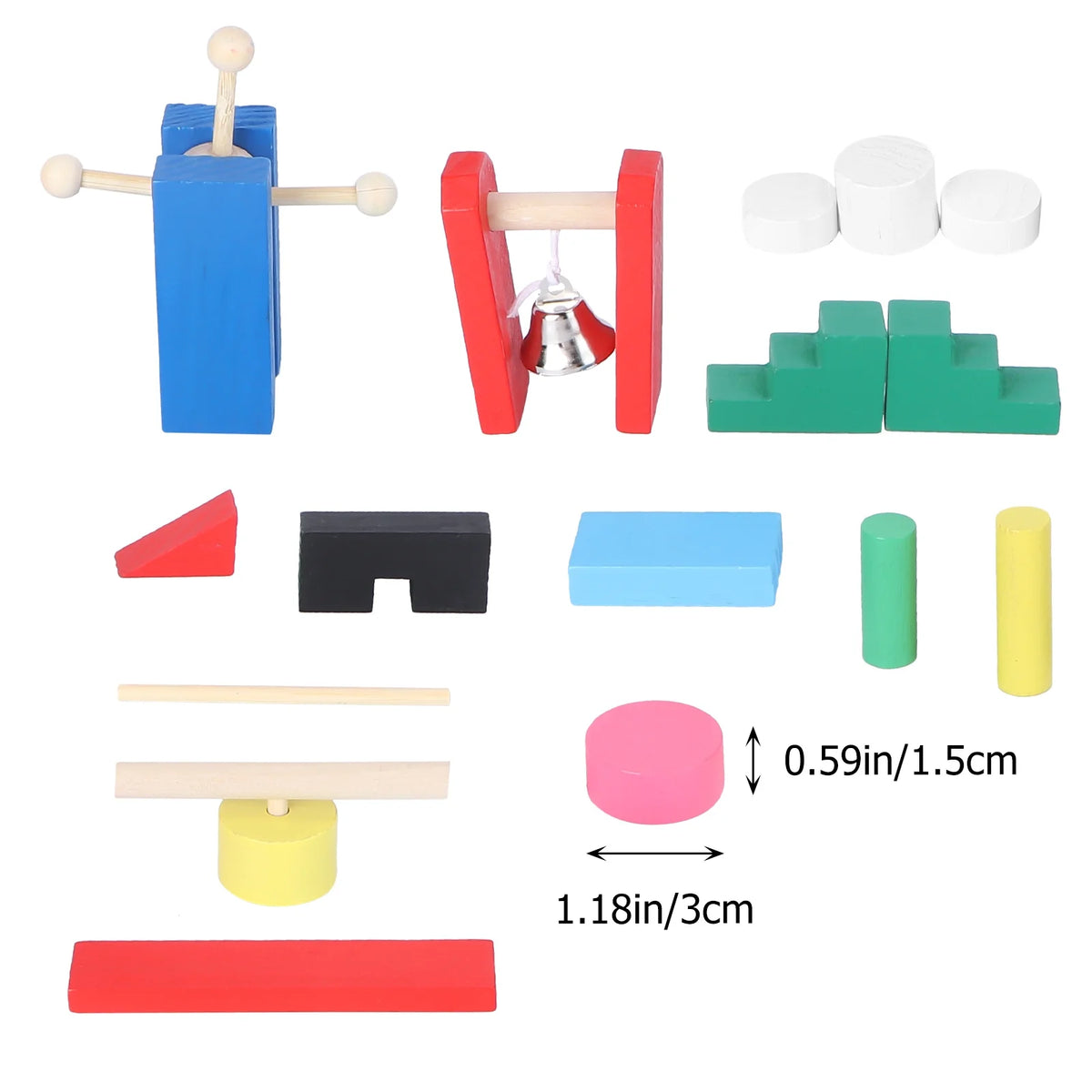 Wooden Domino Blocks Building Toy X530