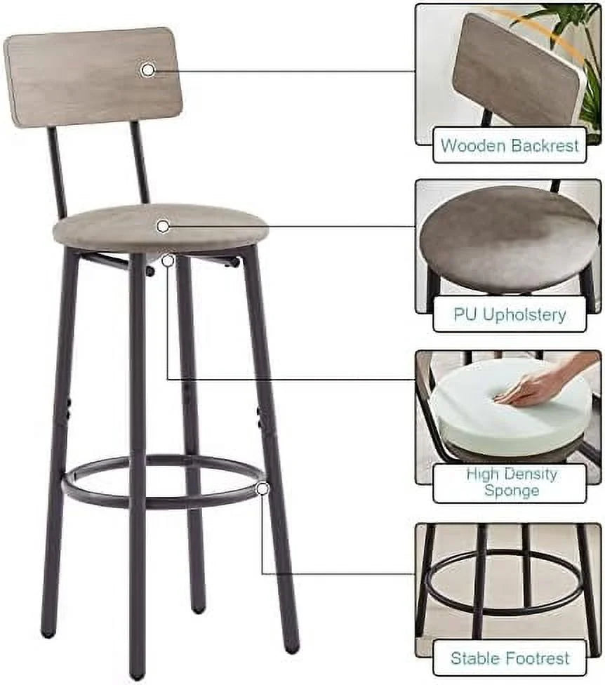 5 Piece Counter Height Table and Chairs Set Q463144