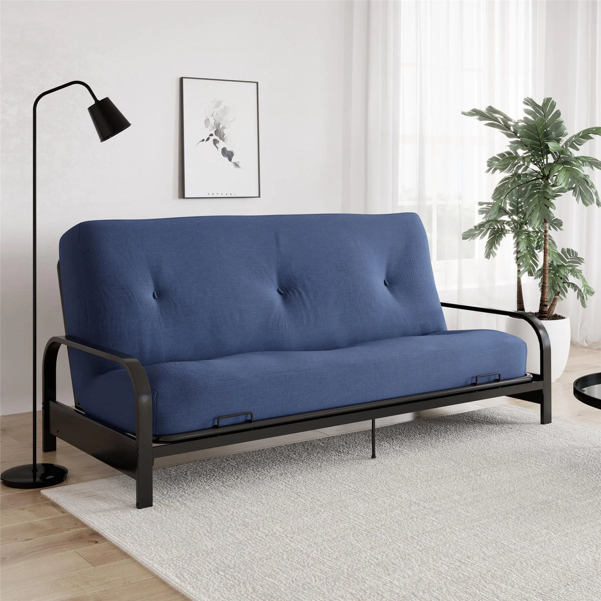 Blue 8 Inch Full Futon Mattress M584771