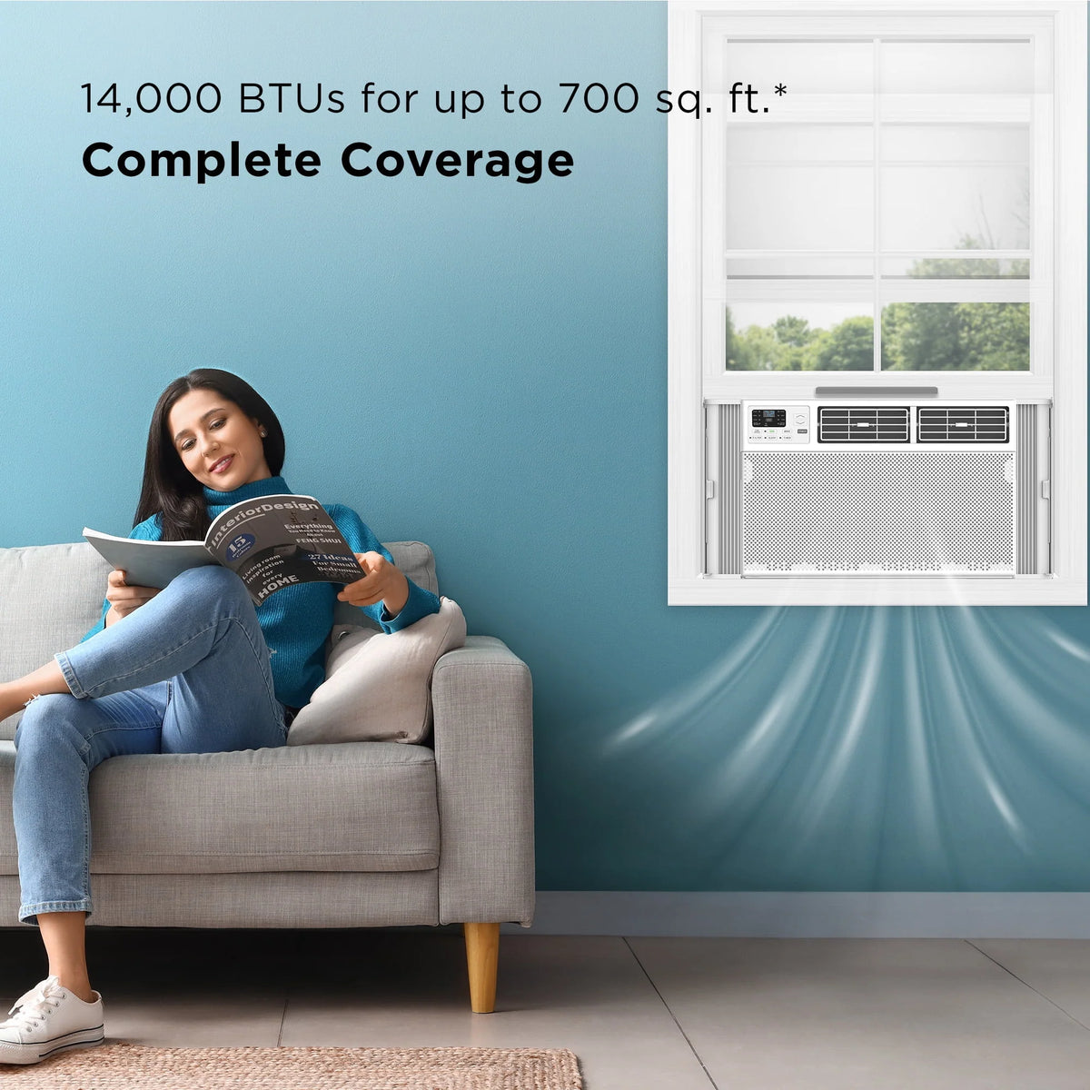 14,000 BTU Smart Window Air Conditioner K79932