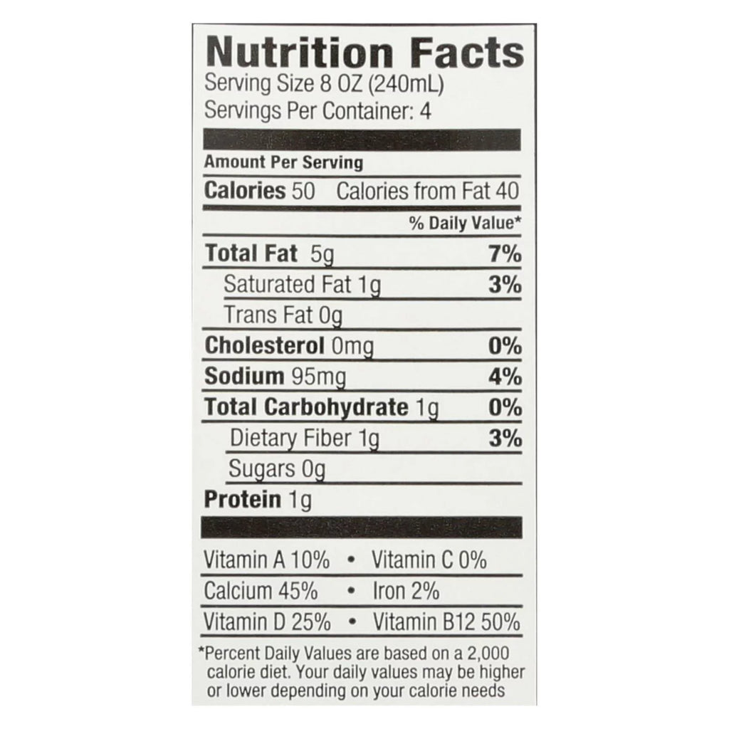 Unsweetened Milk Case of 6 32 Fl oz K9591