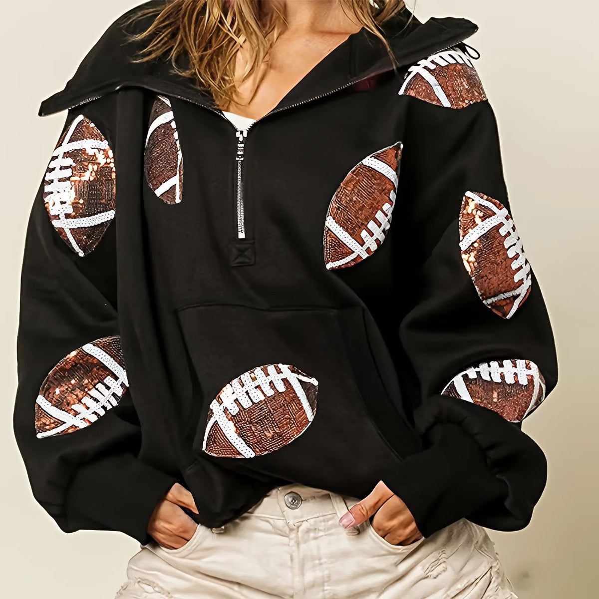 Long Sleeve Zip Hoodie L343