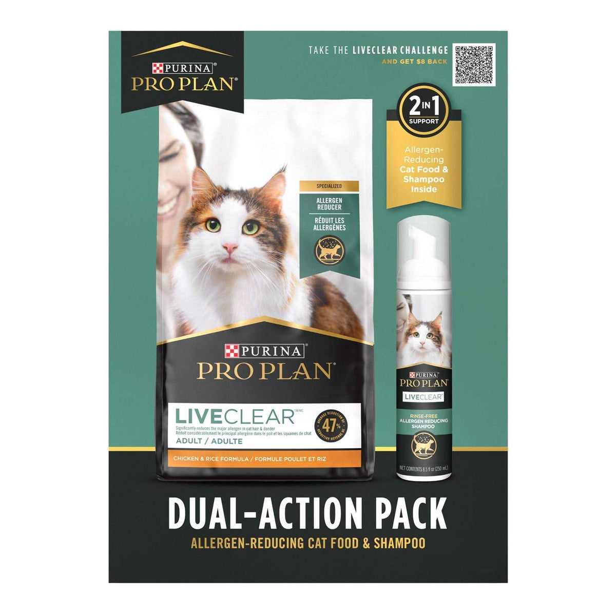 Chicken and Rice Cat Food and Cat Shampoo Starter Kit P842403