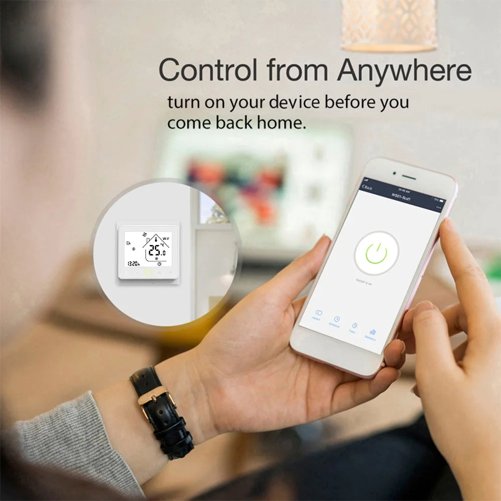 White Smart Controller Thermostats S152