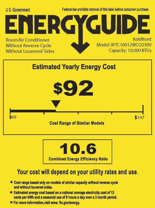 10,000 BTU 230 Volt Through-The-Wall Air Conditioner M561