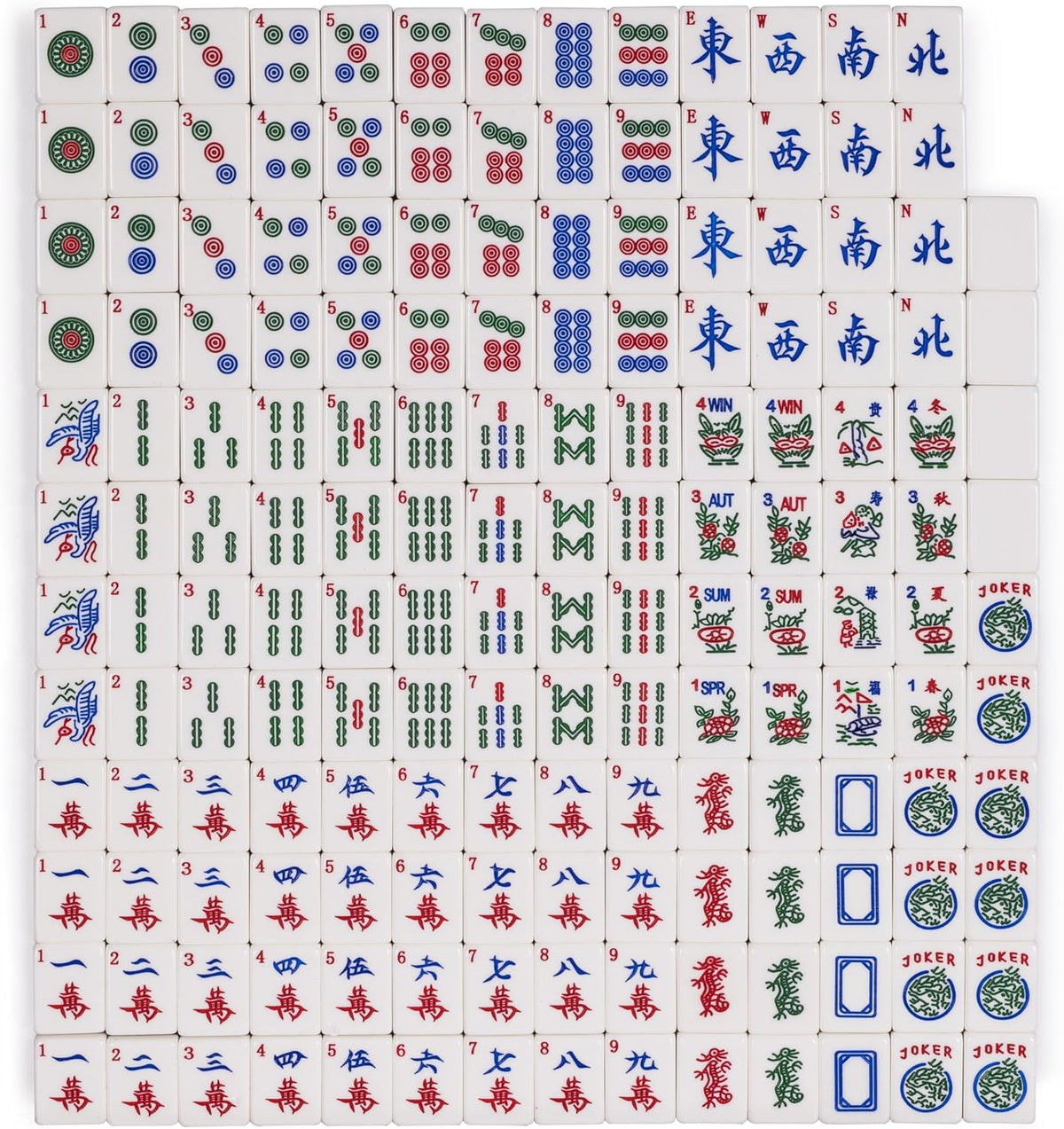 Set of 166 American Mahjong Tiles J187754