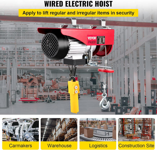 2000 lb Electric Hoist with Remote Control I257356