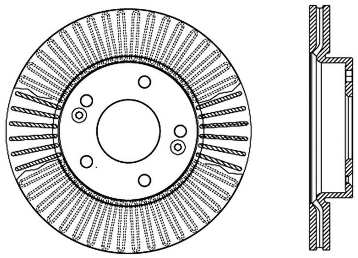 Sport Drilled & Slotted Rotor R593783