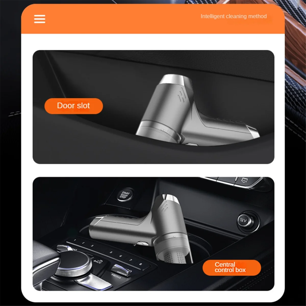 12000PA Wireless Handheld Car Vacuum Cleaner N49585