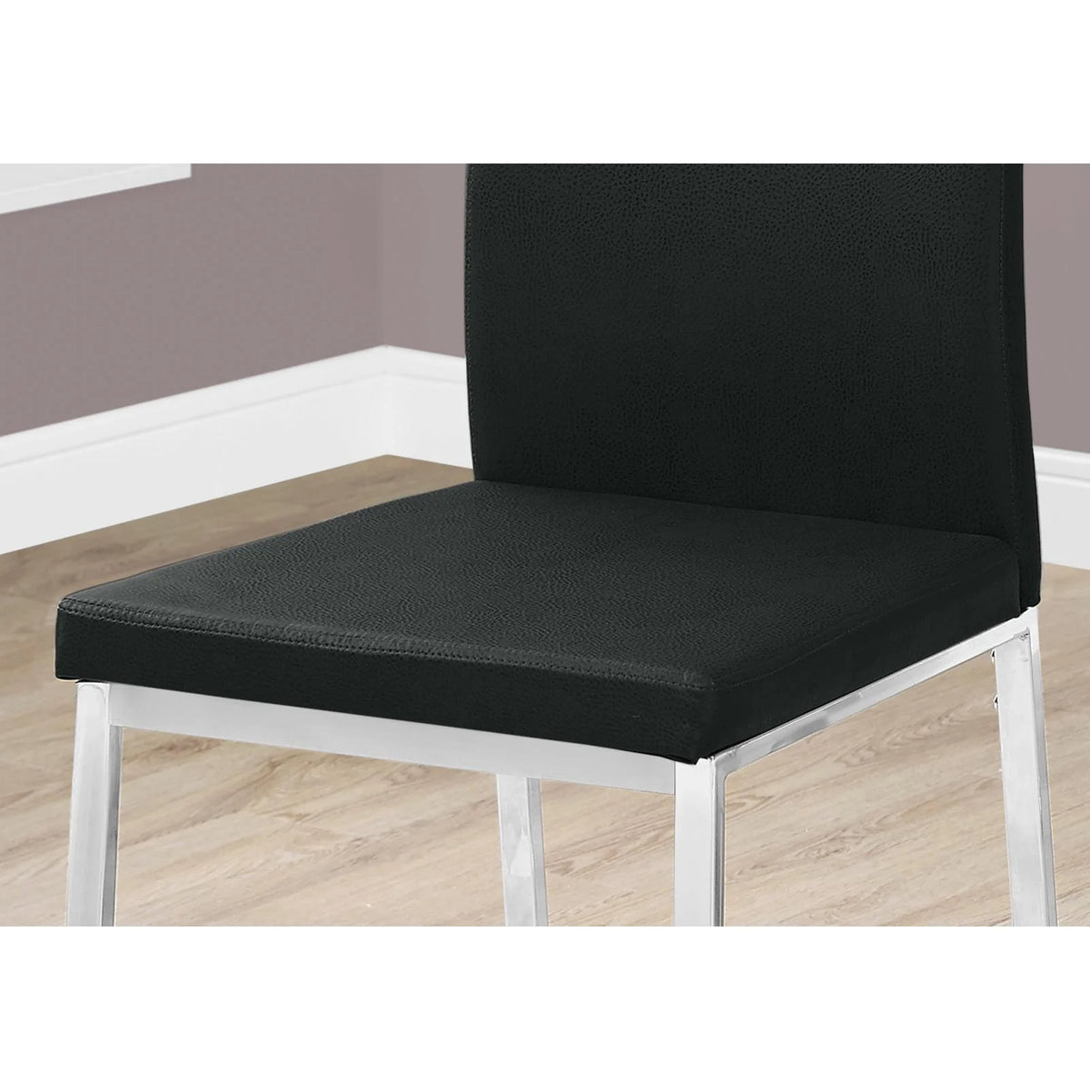 Set Of 2 Upholstered Pu Leather Dining Chairs V863403