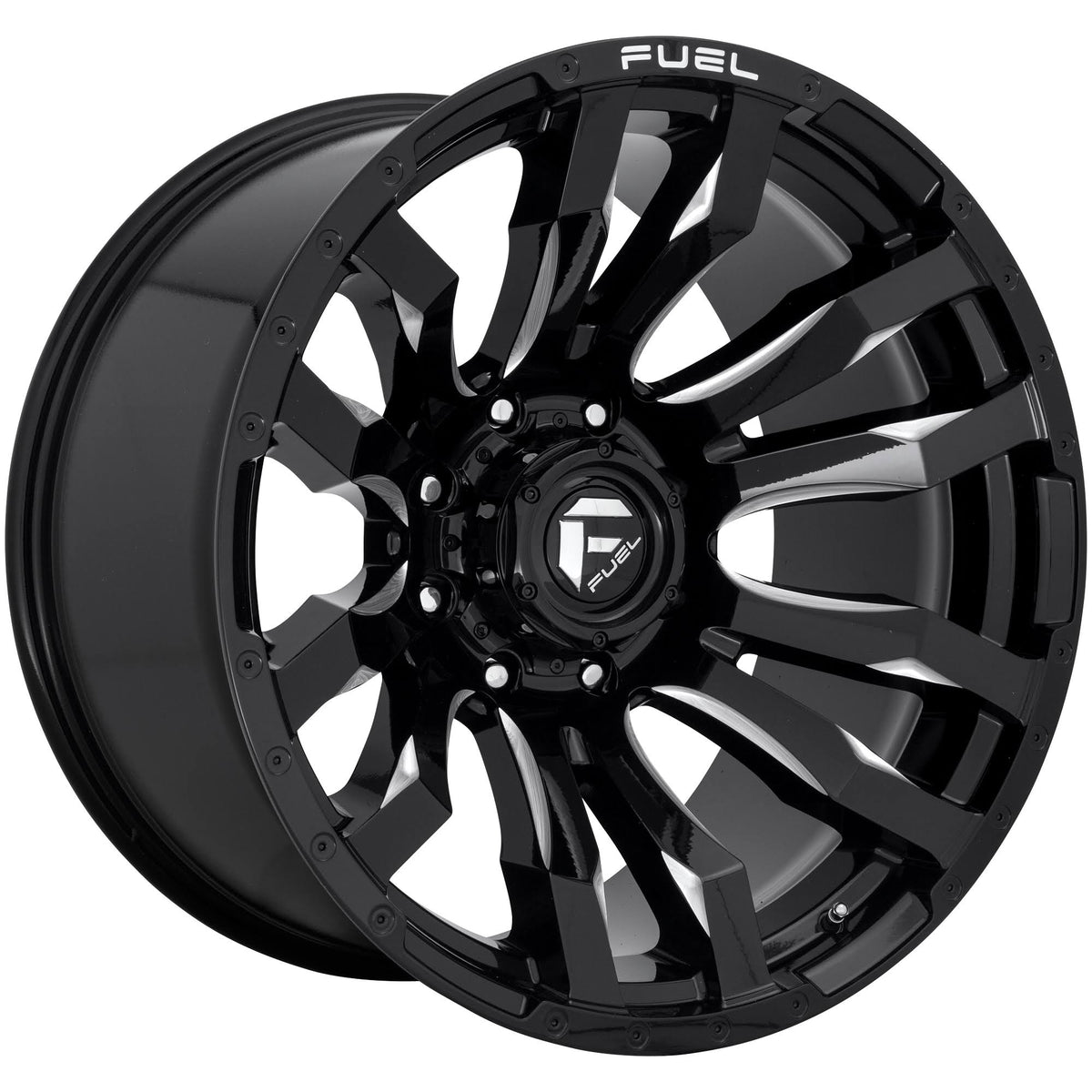 Gloss Black Milled 22x12 8x170 -44mm Wheel H511