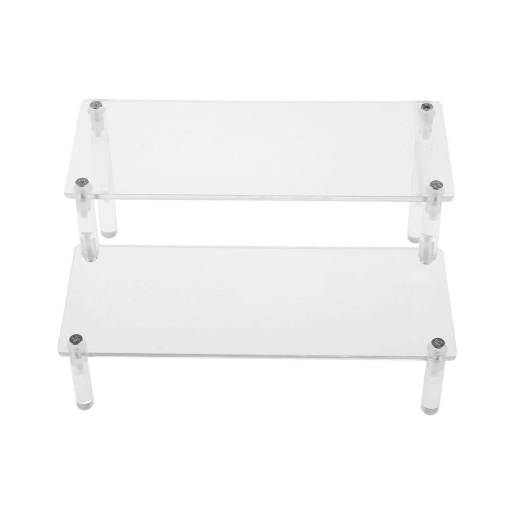 Acrylic Clear Two Layer Display Stand Z626