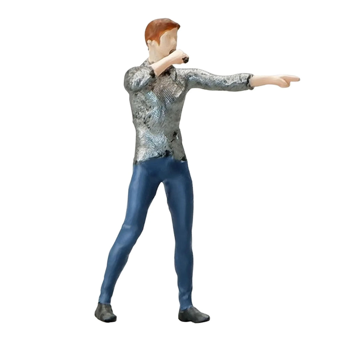 1/64 Male Singer Figure for Dollhouse Scene H98222