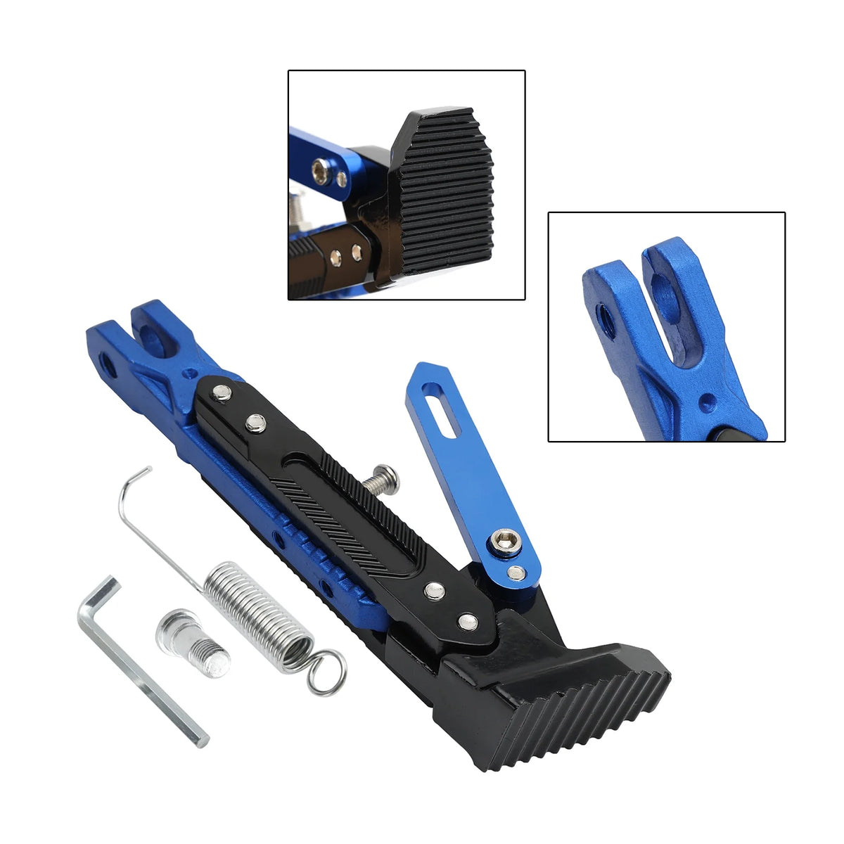Blue Adjustable Side Stand D4176