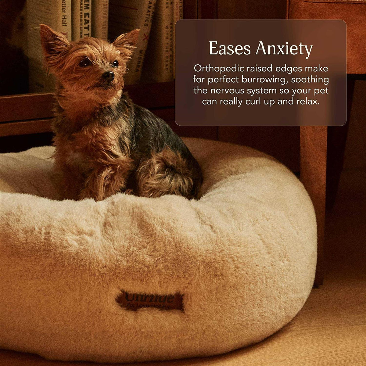 Extra Soft Dog Bed with Removable Faux Fur Cover M163919